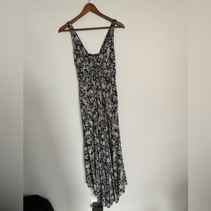 Paisley print flowy dress